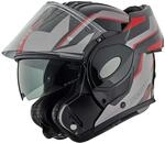 Bogotto FS-X600 Vyda Klapphelm, schwarz matt/grau/rot, XS