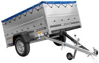 UNITRAILER Garden Trailer 201 Kipp Mit St&uuml;tzrad Anh&auml;nger, Doppelte Seitenteile Und