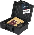 HMF Feuerfeste Dokumentenbox DIN A4, wasserdichte Geldkassette abschlie&szlig;bar |...