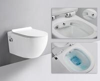 Taharet Dusch WC inkl. Kalt- und Warmwasser Armatur und Soft-Close Sitz