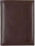 camel active Wood Herren Geldb&ouml;rse Hochformat Mittelgro&szlig; Braun
