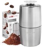 Clatronic&reg; Kaffeem&uuml;hle elektrisch | f&uuml;r 60g Kaffeebohnen | Mahlgrad variabel 