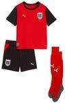 PUMA &Ouml;FB &Ouml;sterreich Minikit Trikot Set WM 2026 Kids rot, 104 Kinder