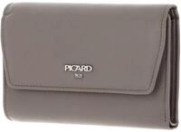 Picard Leder Geldb&ouml;rse Bingo Flap Wallet Gravel Taupe
