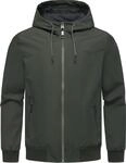 Ragwear leichte Herren &Uuml;bergangsjacke kurze wasserdichte Funktionsjacke mit Kapuze
