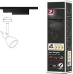 Paulmann 95678 URail Schienenadapter Smart Home Zigbee 3.0 Schwarz matt