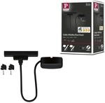 Paulmann 95672 URail Einspeisung Zigbee 3.0 Kabel 1m max. 100W Schwarz matt