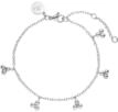 Purelei Filigranes Armband mit 7 Anh&auml;ngern &ndash; Edelstahl vergoldet &ndash; inspiriert
