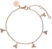 Purelei Filigranes Armband mit 7 Anh&auml;ngern &ndash; Edelstahl vergoldet &ndash; inspiriert