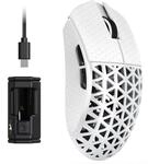 ATTACK SHARK R5 Ultra Carbonfaser HyperSpeed Kabellose Gaming-Maus, 39g Ultraleichte
