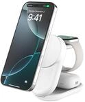Belkin WIZ037kq 25 Watt Qi2 3-in-1 Ladestation, Weiss