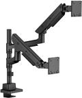 ICY BOX Monitorst&auml;nder f&uuml;r 2 Monitore bis 57" und 27 kg (Gasdruckfeder, 90&deg;
