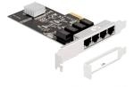 Delock Netzwerkadapter・PCIe 2.0 x4 Low-Profile (88618)