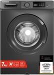 Telefunken Waschmaschine 7kg | Frontlader 1400 U/Min. | Energieklasse A | Inverter