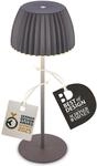 BRILONER - Riffle LED Tischlampe kabellos IP44 mit Lichtkante, Touchdimmer, Akku