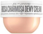 Sol de Janeiro Rosa Charmosa Dewy Cream, K&ouml;rpercreme mit Glow-Effekt, Blumiger Duft,
