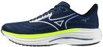 Mizuno Wave Rider 29 - Herren Laufschuh - Estate Blue/White/Lightning Yellow -...