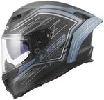 LS2, Integraler Motorradhelm DRAGON SUBIC Blue Petrol, 3XL