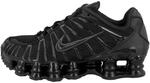 Nike Damen Shox TL Sneaker, Mehrfarbig (Black/Black/MTLC Hematite/Max Orange 000),