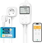 Meross Smart Thermostat Steckdose f&uuml;r HomeKit Digital WLAN Temperaturregler WiFi