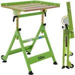 TRUTZHOLM mobiler Schwei&szlig;tisch klappbar h&ouml;henverstellbar von 77-92 cm, 150 Kg,