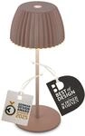 BRILONER - Riffle Mini LED Tischlampe kabellos IP44 mit Lichtkante, Touchdimmer, Akku