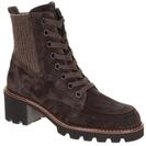 Paul Green 8269-01 Schn&uuml;rstiefel Leder & Textil Damen in braun