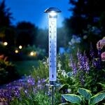 Solar Thermometer XXL 112cm - Garten Au&szlig;enthermometer | Gartenthermometer mit