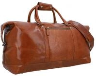 Gusti Leder Weekender Herren Ruben - Reisetasche Herren aus Echtleder in Braun - 36 L