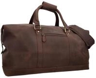 Gusti Leder Weekender Herren Ruben - Reisetasche Herren aus Echtleder in Braun - 36 L