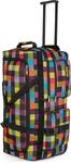 Reisetasche mit Rollen 80 Liter Volumen - Reise-Trolley mit gro&szlig;em Hauptfach