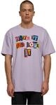 Mister Tee Unisex Hate it or Love it Oversize Tee Lilac, L