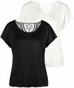 VIVANCE by Lascana Damen Kurzarmshirt