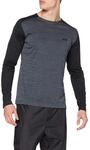 IXS Flow X Langarmshirt Graphit-Solid Black M
