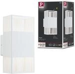 Paulmann 71252 LED Wandleuchte Tharin IP44 3000K 120x104mm 2x3,7W Wei&szlig;