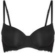HUNKEM&Ouml;LLER Vorgeformter B&uuml;gel-BH Angie mit Spitze - Black - 80F