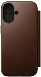NOMAD Modern Leather Folio | f&uuml;r iPhone 17 | Schutzh&uuml;lle aus Polycarbonat und