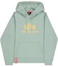 Alpha Industries Herren Basic BL Hoodie, Frost Green, S