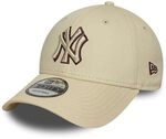 New Era Team Outline 9Forty Adjustable Cap NY Yankees Beige, Size:OneSize