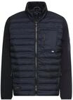 camel active Herren Blouson mit Stehkragen und teilgestepptem Muster Navyblau,