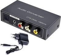 AMANKA HDMI ARC Audio Extractor,Digital HDMI ARC zu SPDIF Koaxial Optical Cinch L/R