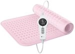BR Bringer&reg; Infrarot Heizkissen W&auml;rmekissen 70 x 40 cm 6 Stufen Rosa 
