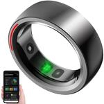 Newgen Medicals Fitness Ringe Touch: Fitness- & Schlaftracker-Ring mit Herzfrequenz-