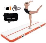 AirTrack Nordic Standard Air Track Matte 3m/4m/5m/6m/7m/8m mit Luftpumpe, Turnmatte