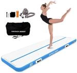 AirTrack Nordic Standard Air Track Matte 3m/4m/5m/6m/7m/8m mit Luftpumpe, Turnmatte