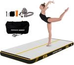 AirTrack Nordic Carbon - Air Track Matte 3m/4m/5m/6m/8m mit Luftpumpe, Aufblasbare