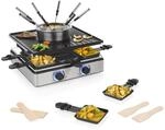 Princess Raclette und Fondue 5-in-1, 8 Personen, Doppelte Thermostate, 1,3 L