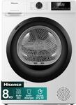 Hisense DHQE800BW2 W&auml;schetrockner, QE, 8KG, Kondensation mit W&auml;rmepumpe, 15