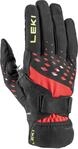 LEKI Ultra Trail Storm Shark Handschuhe, Black-red-Neonyellow, EU 6