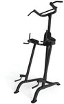 ATLETICA Power Tower | Kraftturm | 225cm H&ouml;he f&uuml;r vollst&auml;ndige Klimmz&uuml;ge | Solde